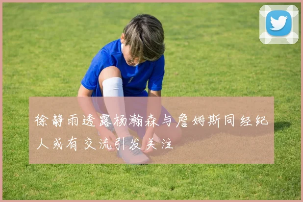 徐静雨透露杨瀚森与詹姆斯同经纪人或有交流引发关注